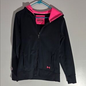 Under Armour Women's Black and Pink Jacket